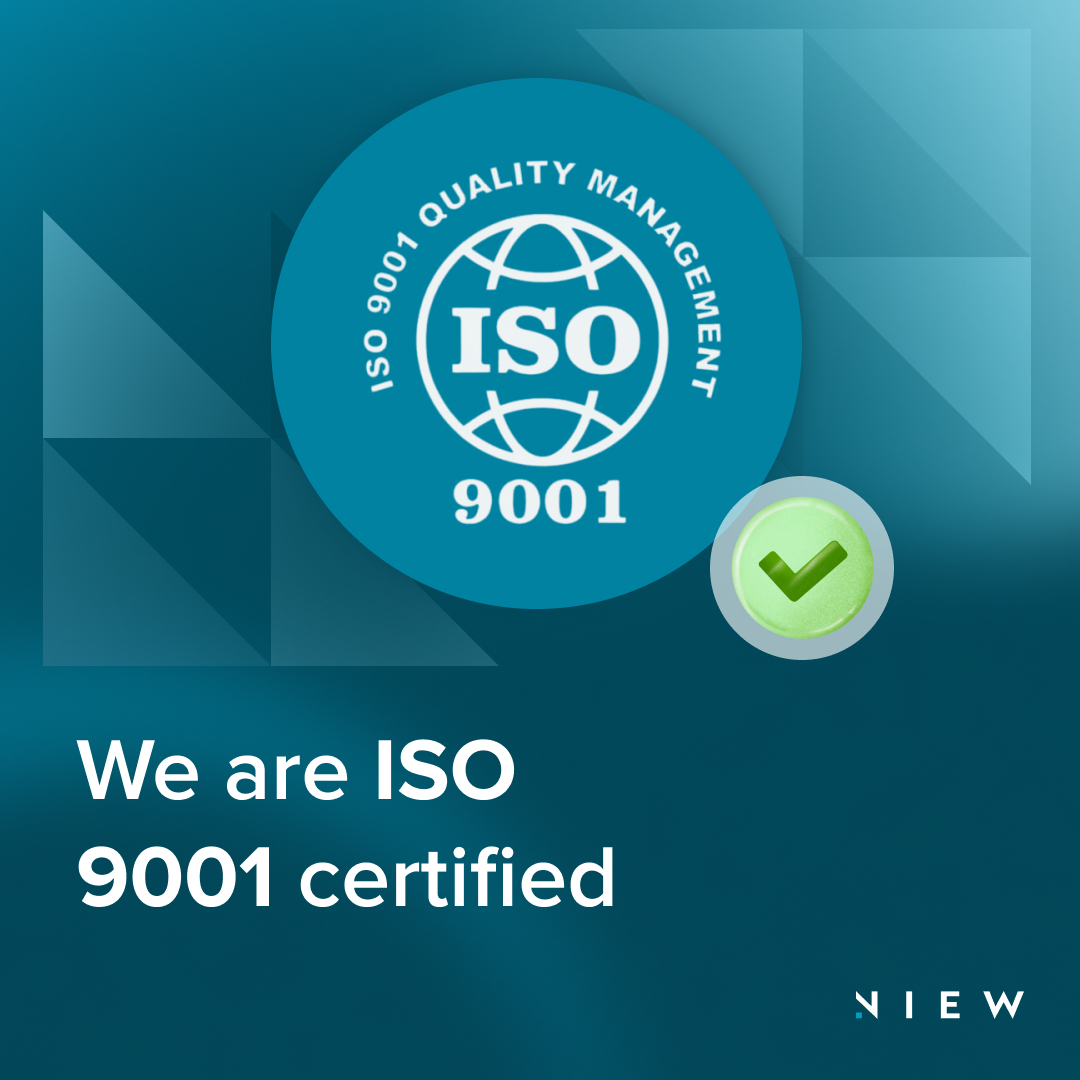 NiEW ISO 9001 certification